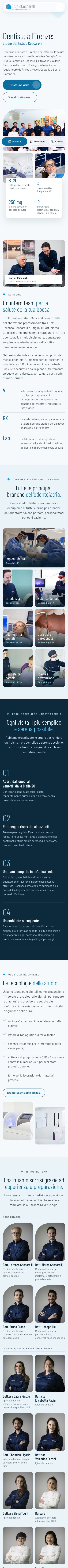 Il nuovo sito su smartphone